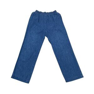 Vintage 1990s Three Flags Blue Cotton Pants Women’s 24 Waist USA